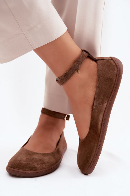   Baleriny Model Zazoo 020/626 Brown - Step in style 