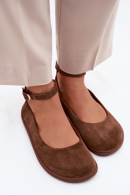   Baleriny Model Zazoo 020/626 Brown - Step in style 