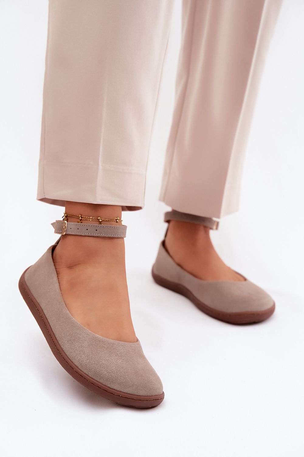   Baleriny Model Zazoo 020/626 Cappuccino - Step in style 