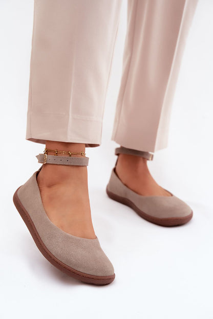   Baleriny Model Zazoo 020/626 Cappuccino - Step in style 
