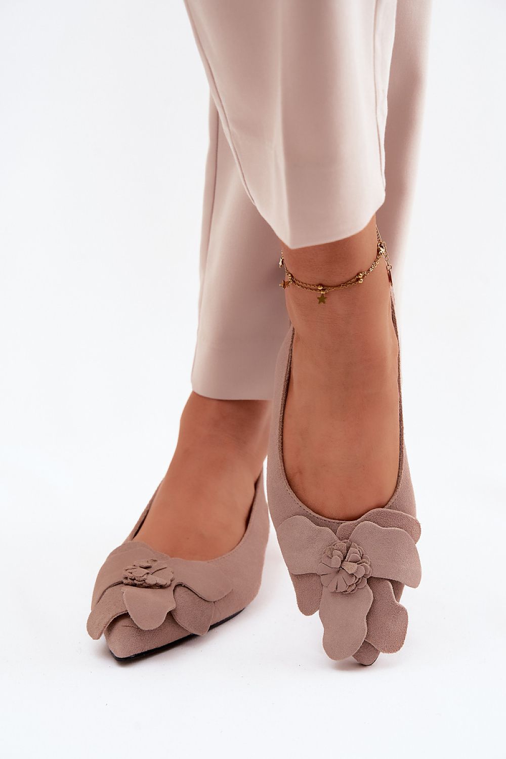  Sandały Model Vinceza 66951 Beige - Step in style 