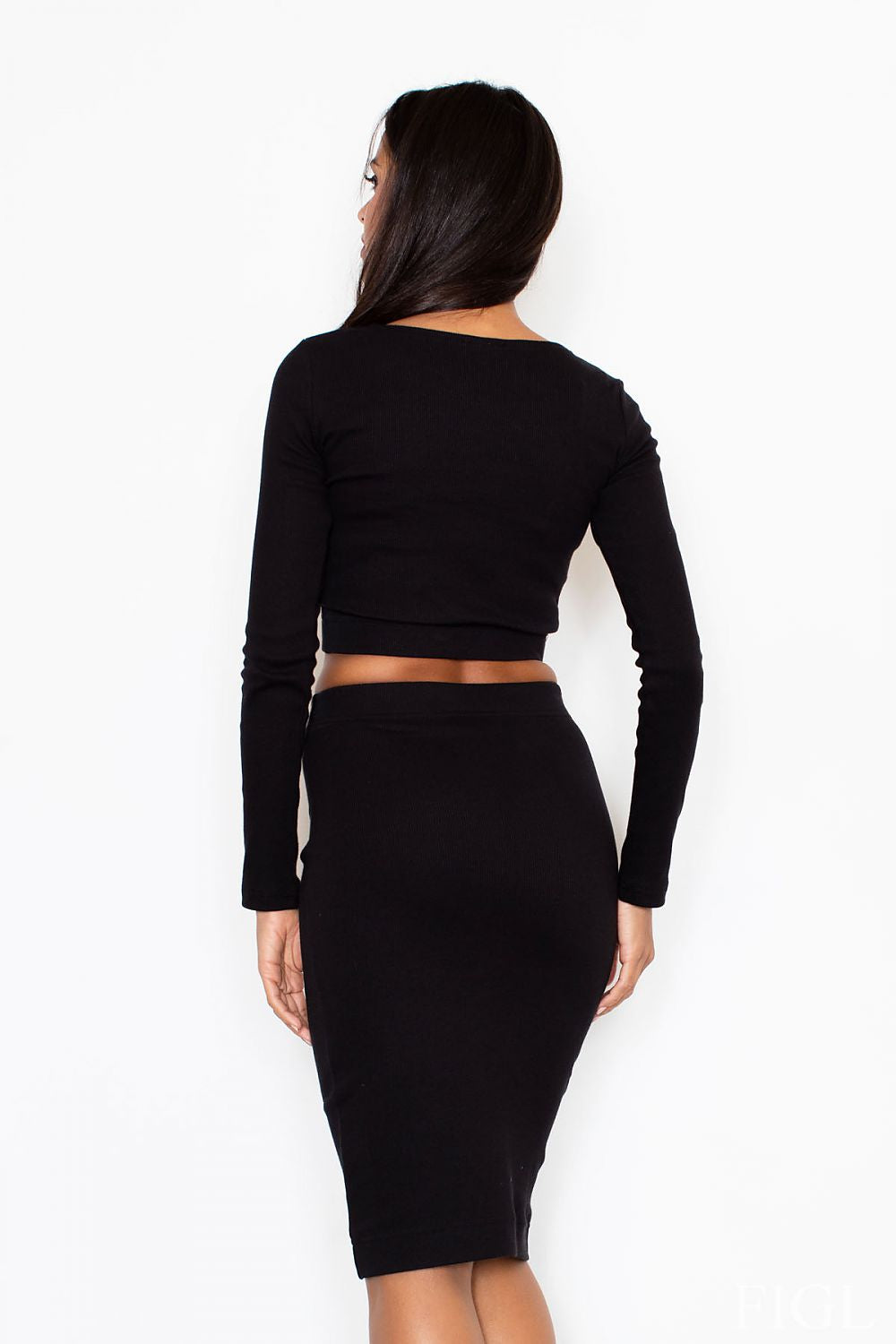  Sukienka Komplet M369 Black - Figl 