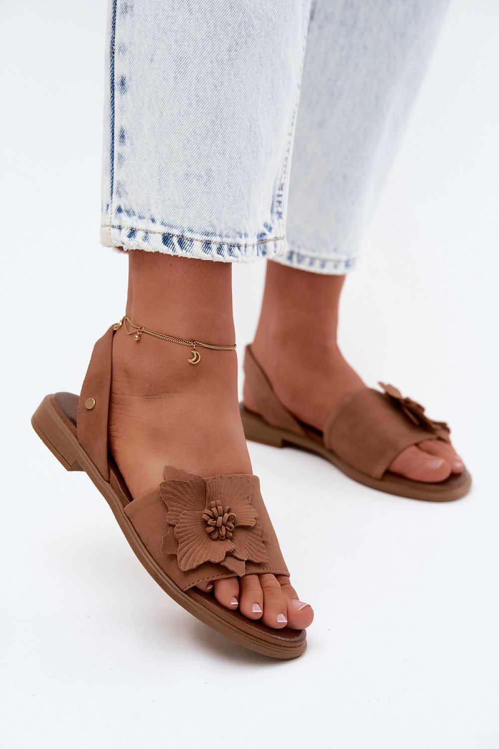 Sandały Model Zazoo 407471 Brown - Step in style 