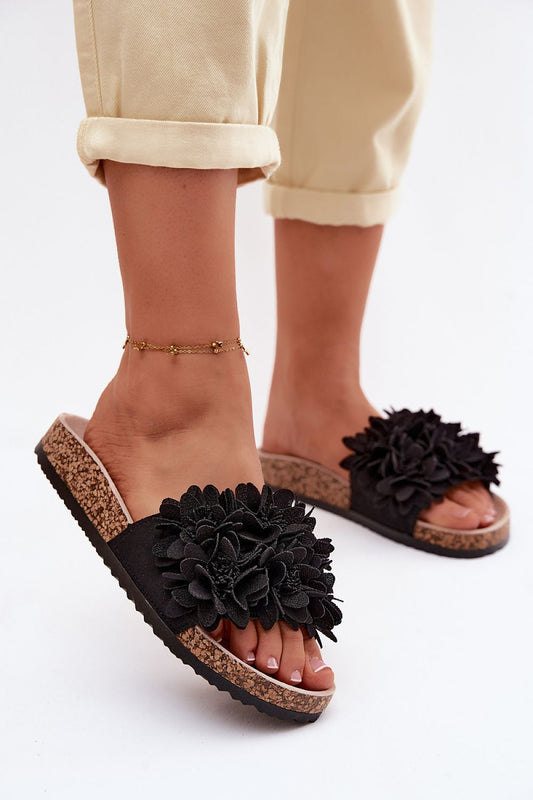  Sandał Klapki Model Seleneza 23SD21-5969 Black - Step in style 