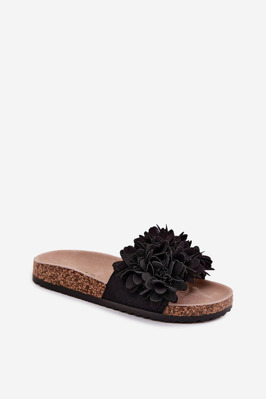  Sandał Klapki Model Seleneza 23SD21-5969 Black - Step in style 