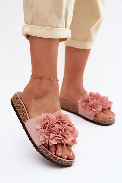  Sandał Klapki Model Seleneza 23SD21-5969 Pink - Step in style 