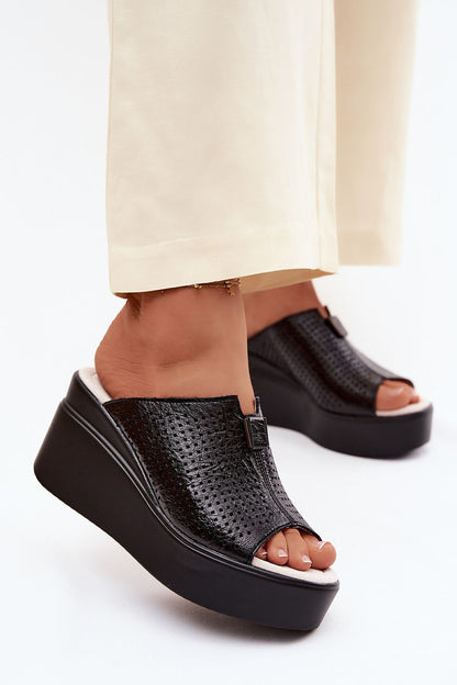  Sandał Klapki Model Vinceza 95392 Black - Step in style 
