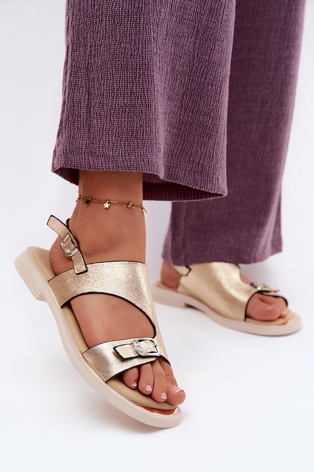  Sandały Model Vinceza 86434 Gold - Step in style 