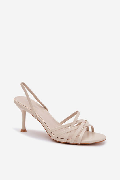  Sandały Model Velivelle H8-1198H Beige - Step in style 