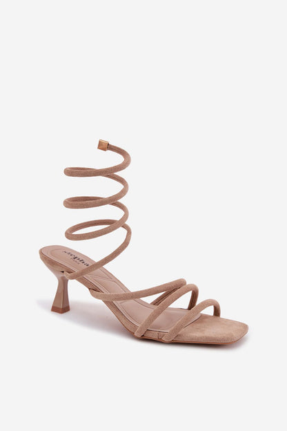  Sandały Model Samara LN-86 Beige - Step in style 