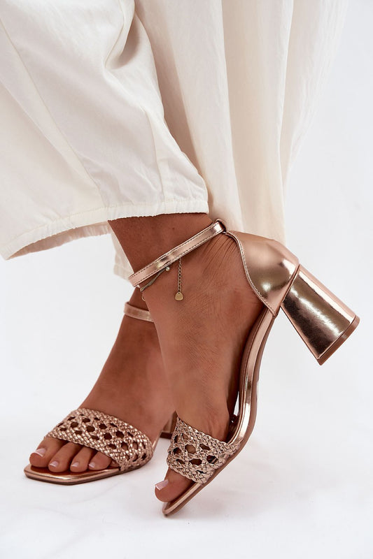  Sandały Model Felena 5523 Szampan - Step in style 