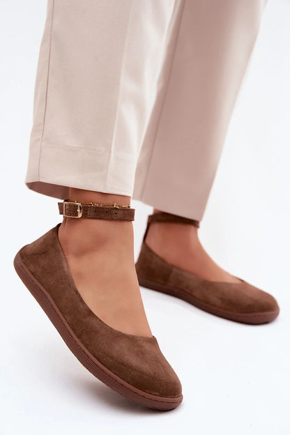   Baleriny Model Zazoo 020/626 Brown - Step in style 