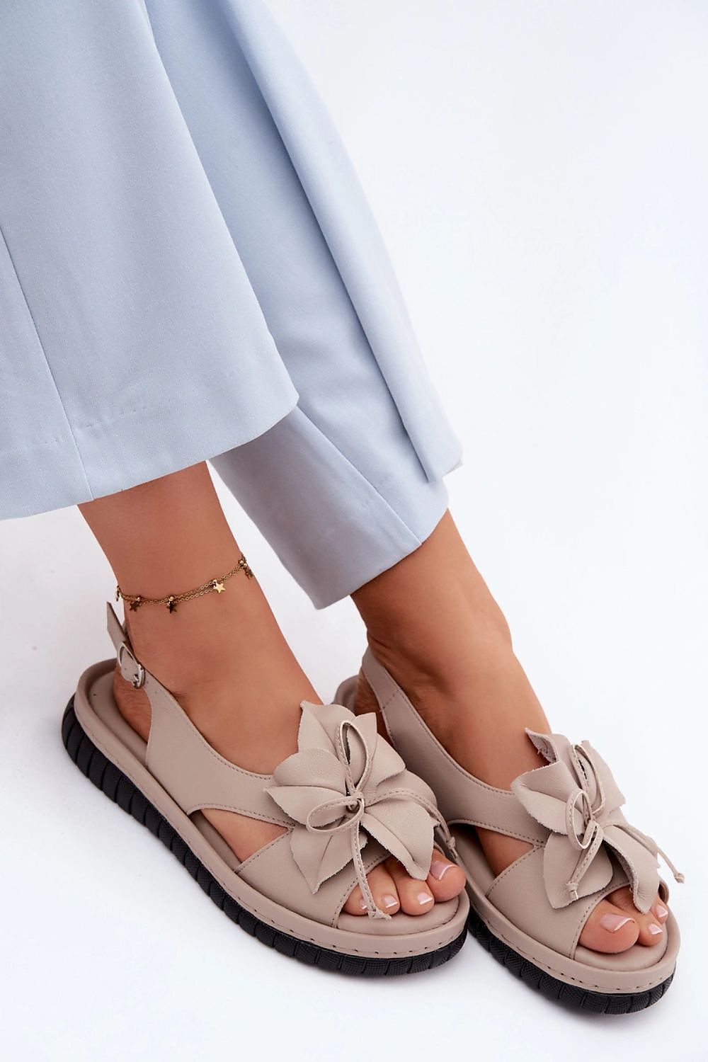  Sandały Model Vinceza 66917 Beige - Step in style 