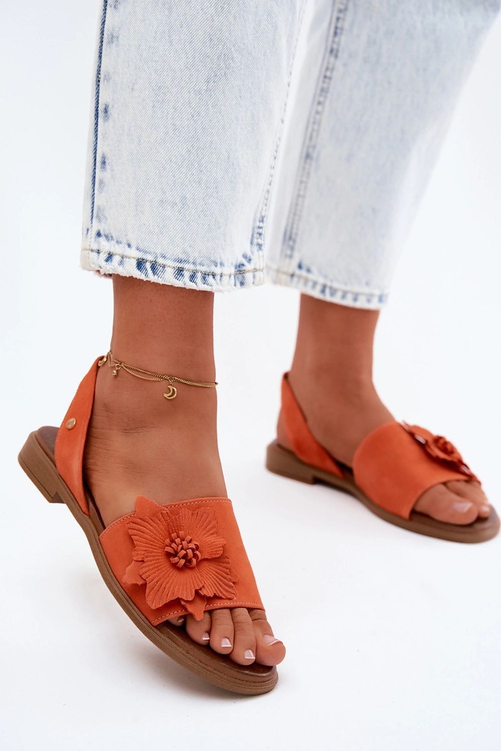  Sandały Model Zazoo 407471 Orange - Step in style 
