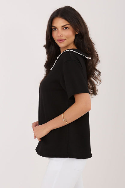   Bluzka Model MI-BZ-3406.90 Black - Italy Moda 