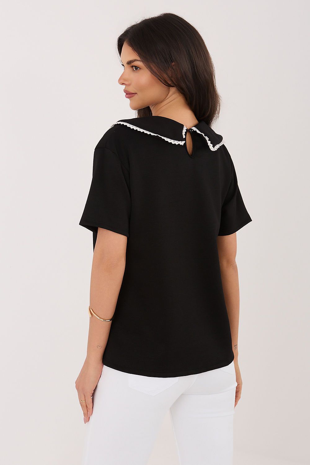   Bluzka Model MI-BZ-3406.90 Black - Italy Moda 