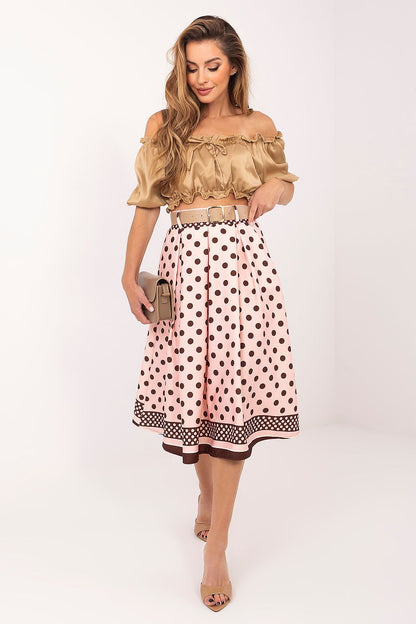  Spódnica Model IT-SD-22729.65 Brzoskwinia - Italy Moda 