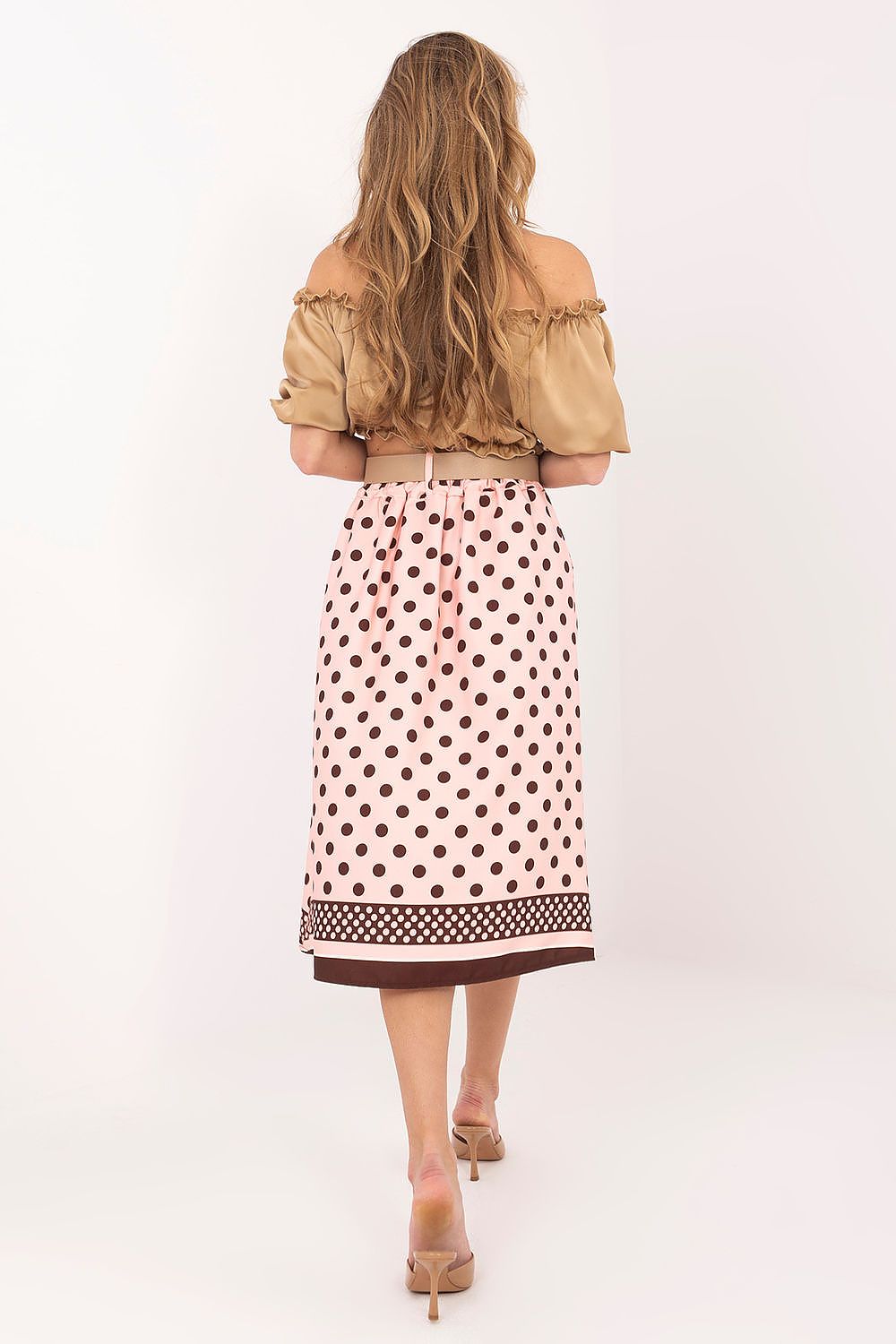  Spódnica Model IT-SD-22729.65 Brzoskwinia - Italy Moda 
