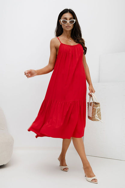  Sukienka Model IR-SK-6816.16P Red - Italy Moda 