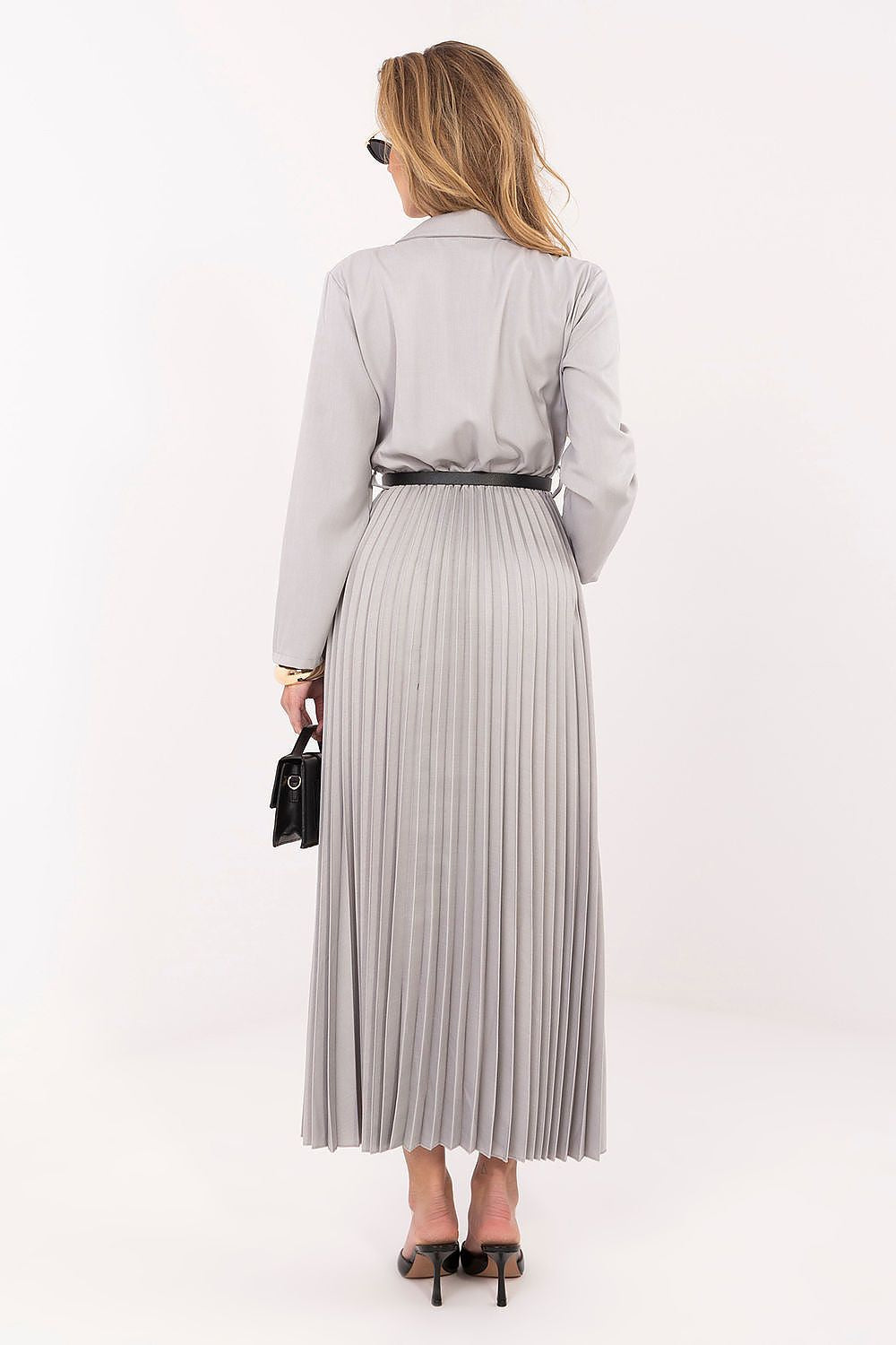  Sukienka Model IT-SK-21599-1.03 Light Grey - Rue Paris 