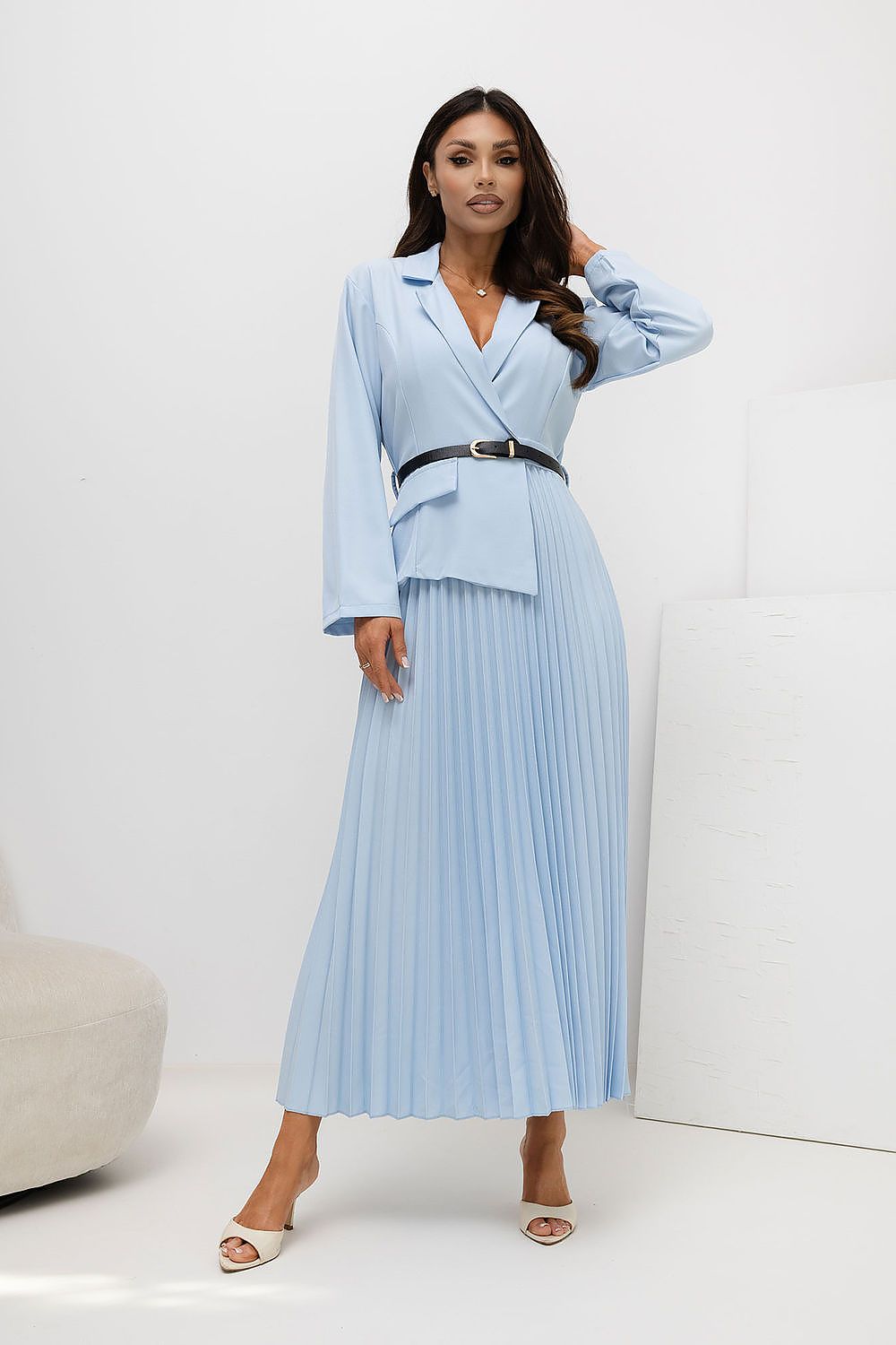  Sukienka Model IT-SK-21599-1.03 Light Blue - Rue Paris 