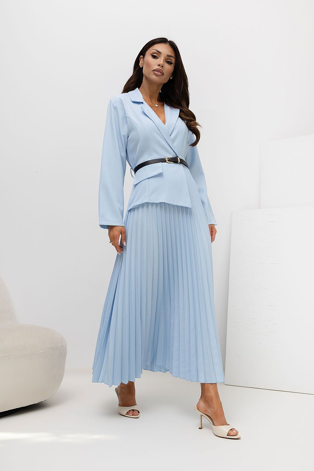  Sukienka Model IT-SK-21599-1.03 Light Blue - Rue Paris 