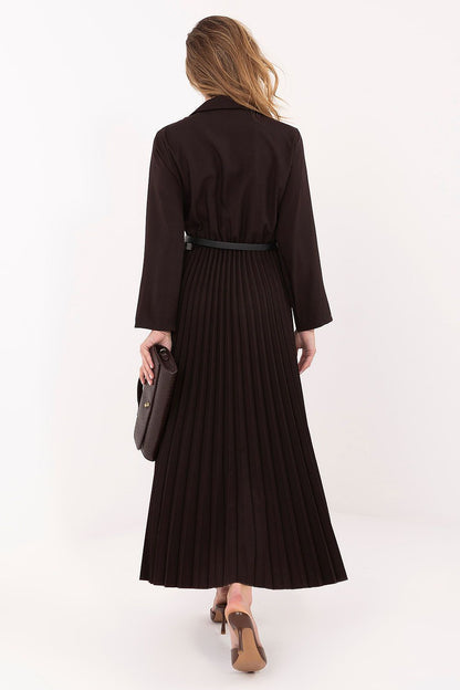 Sukienka Model IT-SK-21599-1.03 Dark Brown - Rue Paris 