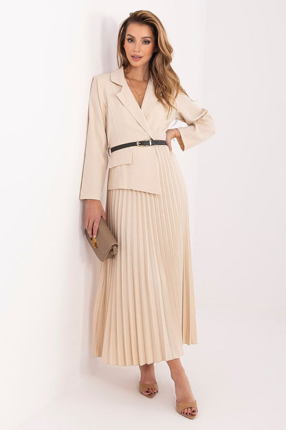  Sukienka Model IT-SK-21599-1.03 Light Beige - Rue Paris 