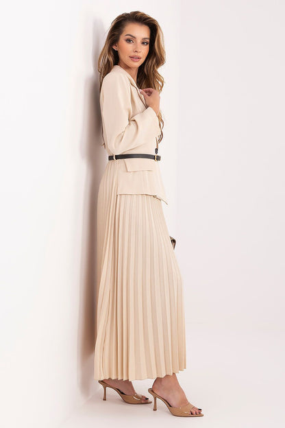  Sukienka Model IT-SK-21599-1.03 Light Beige - Rue Paris 