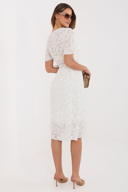   Sukienka Model IT-SK-22675.04 Ecru - Rue Paris 