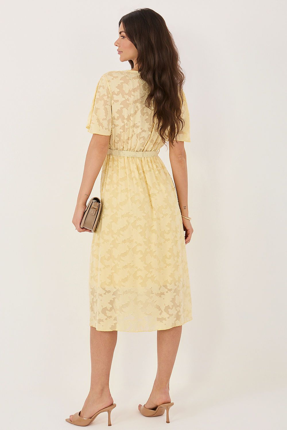   Sukienka Model IT-SK-22675.04 Light Yellow - Rue Paris 