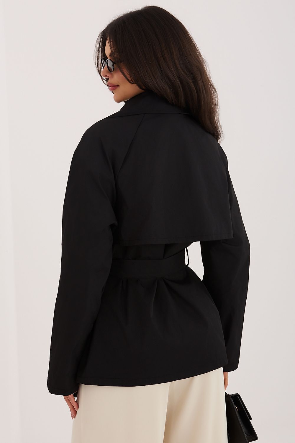   Płaszcz Damski Model IT-PL-FL10069.85 Black - Rue Paris 