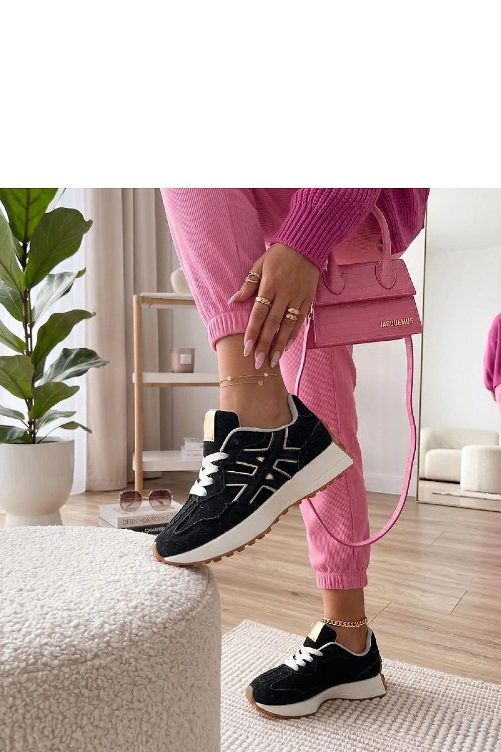  Buty Sportowe Model Constanza HY0850 Black - Solea 