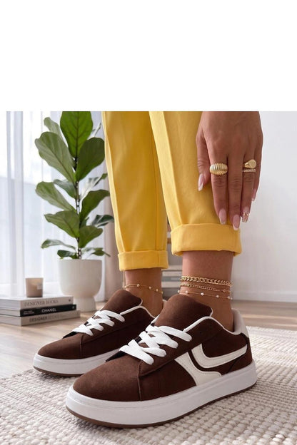   Buty Sportowe Model Wilhelmina HY0856 Brown - Solea 