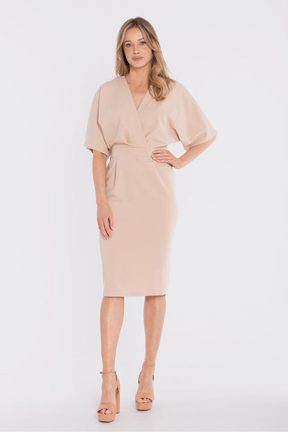  Sukienka Model S434 Beige - Stylove 