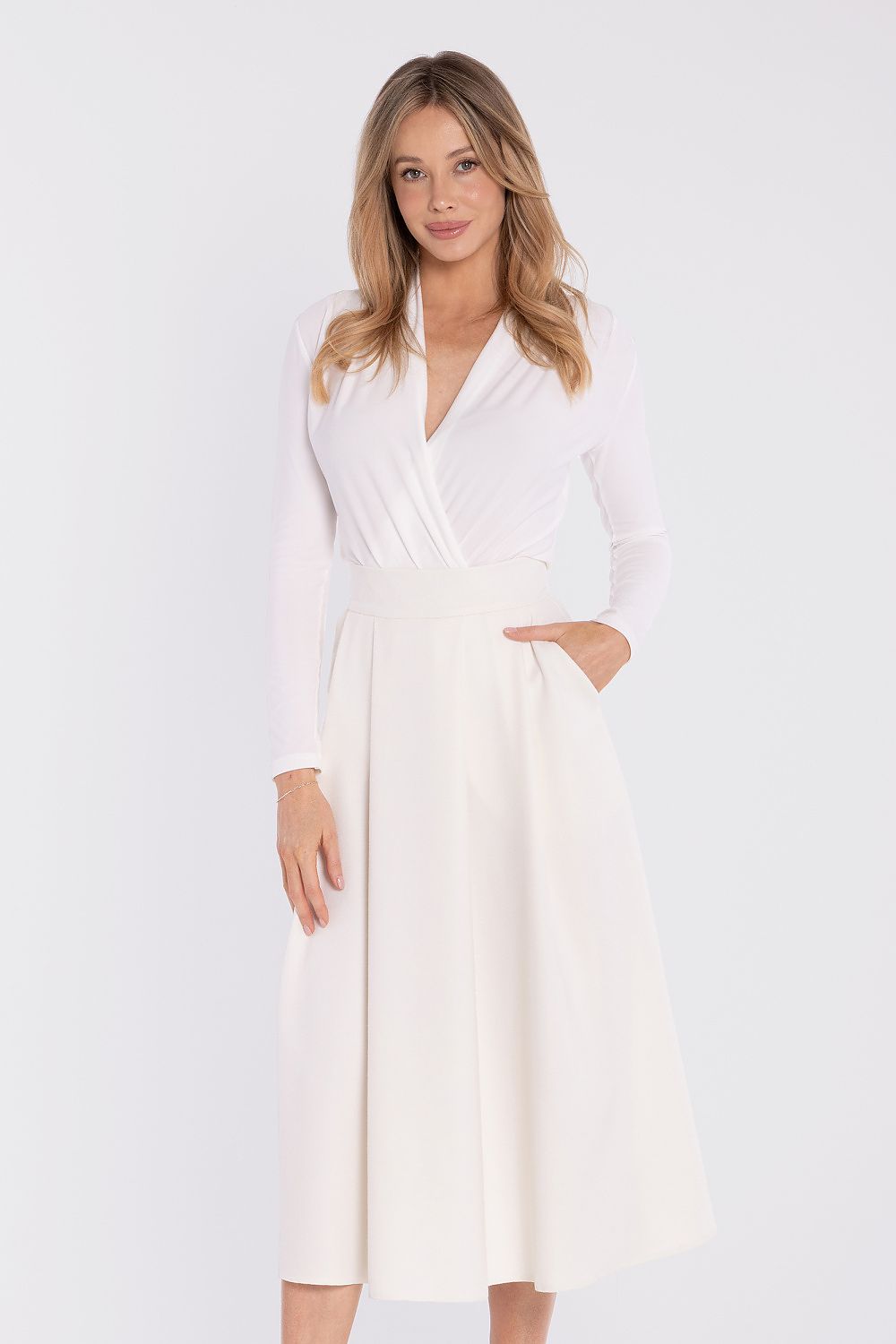  Spódnica Model S430 Śmietana - Stylove 