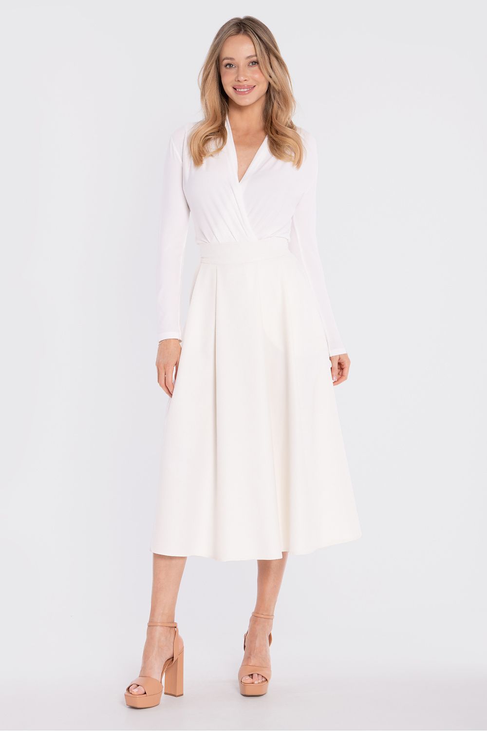  Spódnica Model S430 Śmietana - Stylove 