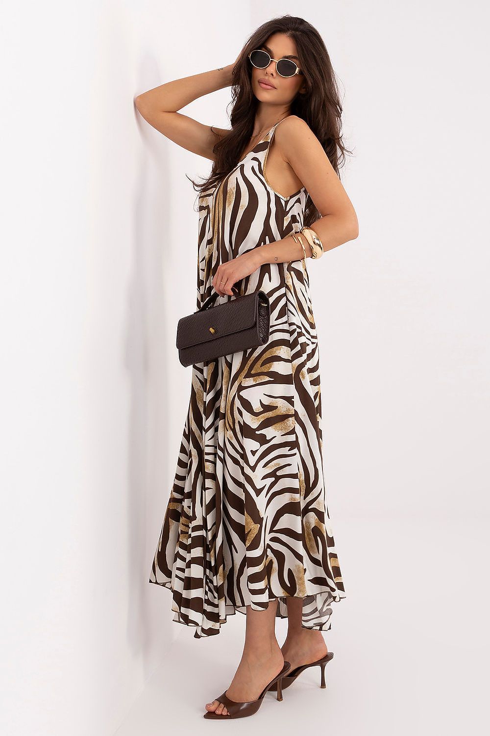  Sukienka Model IR-SK-LD2569-2.80 Brown - Italy Moda 