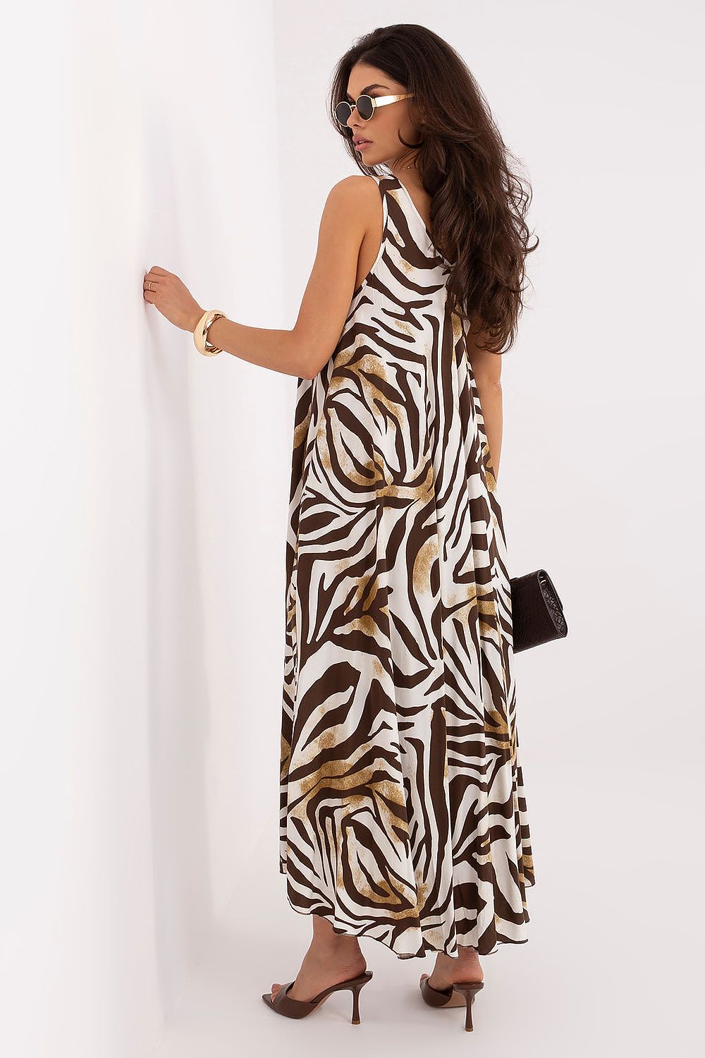  Sukienka Model IR-SK-LD2569-2.80 Brown - Italy Moda 