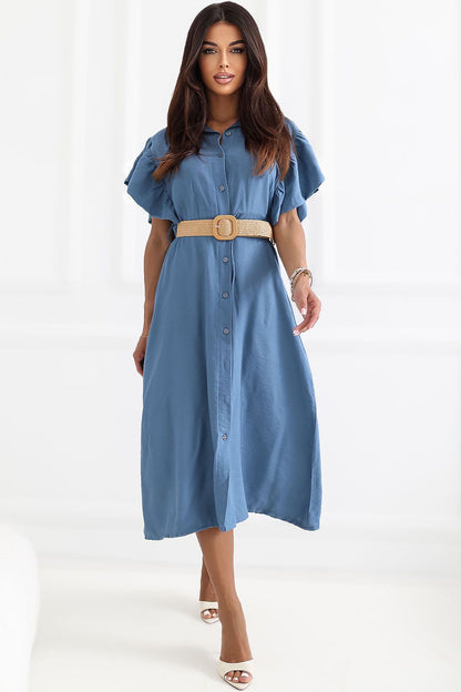  Sukienka Model MI-SK-82970.86 Blue - Italy Moda 