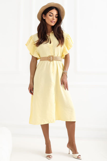  Sukienka Model MI-SK-82970.86 Light Yellow - Italy Moda 