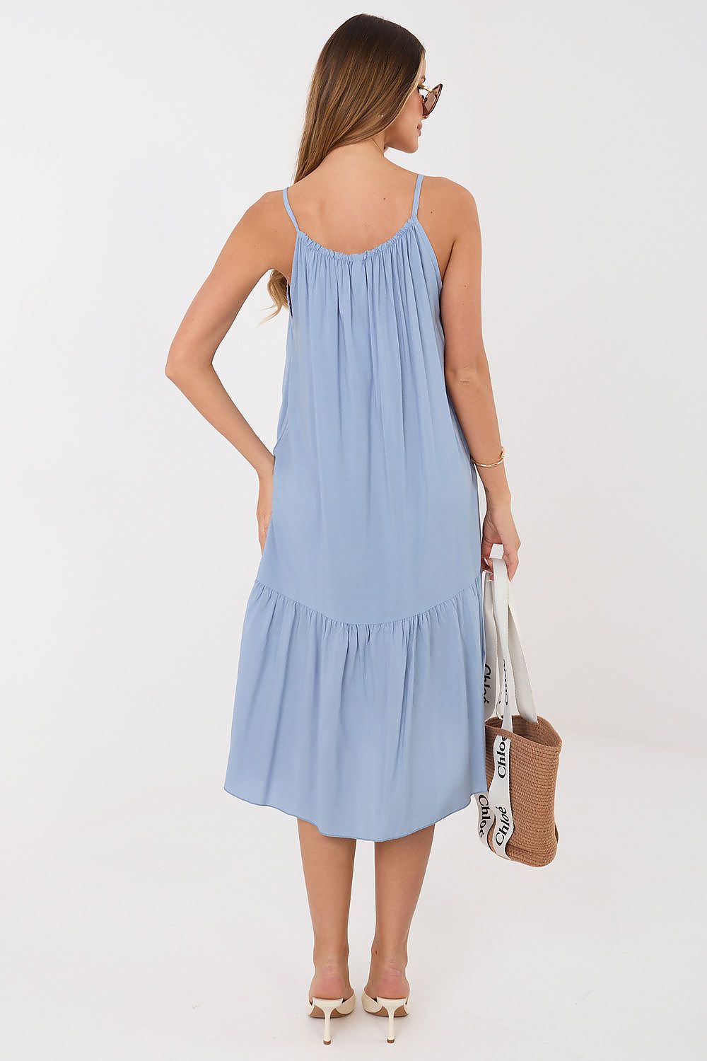  Sukienka Model IR-SK-6816.16P Light Blue - Italy Moda 