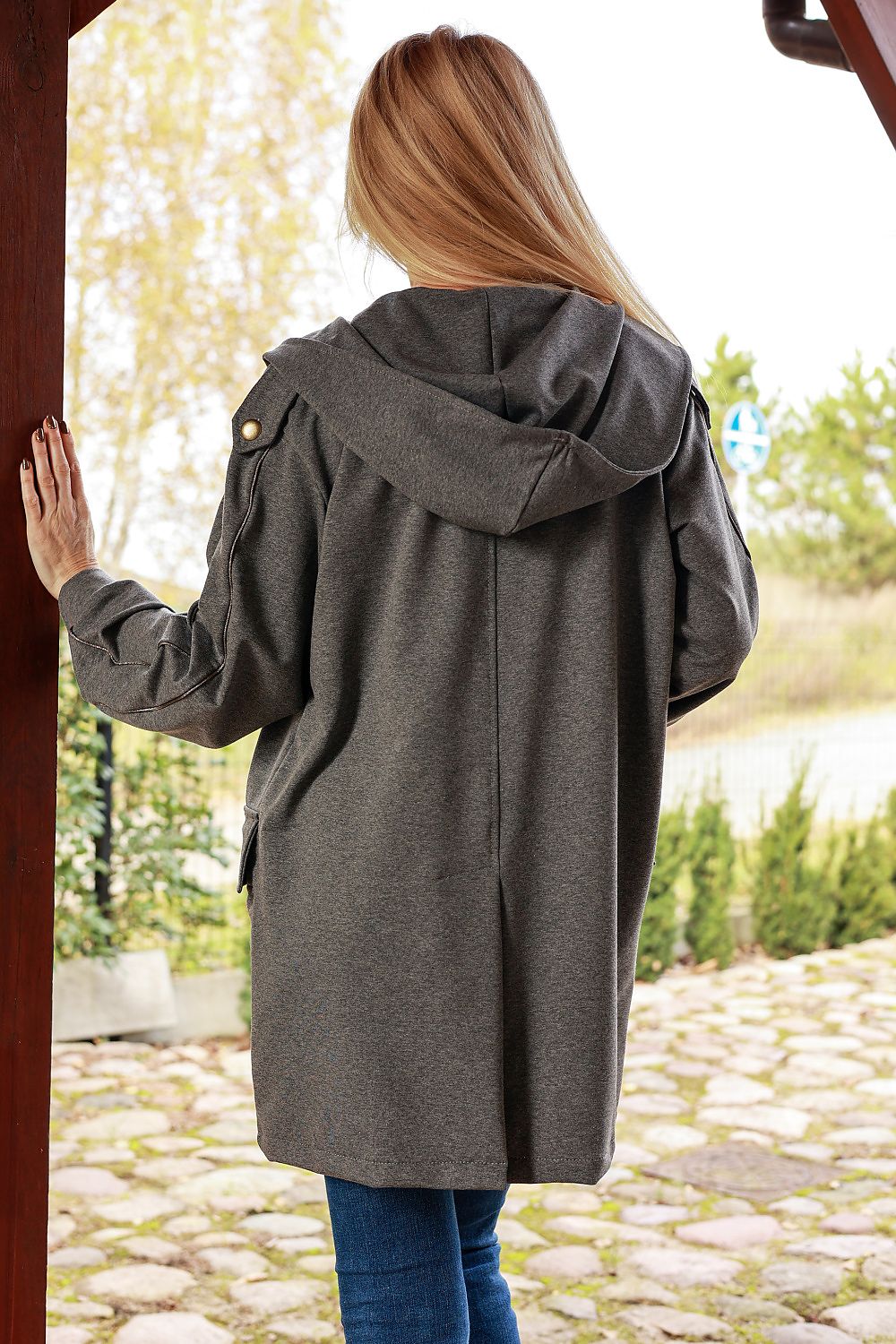   Bluza Damska Model Poppy Grey - Mirale 