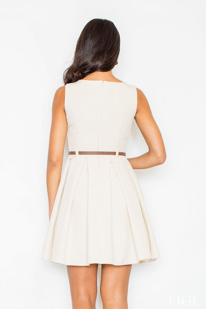  Sukienka M083 Beige - Figl 