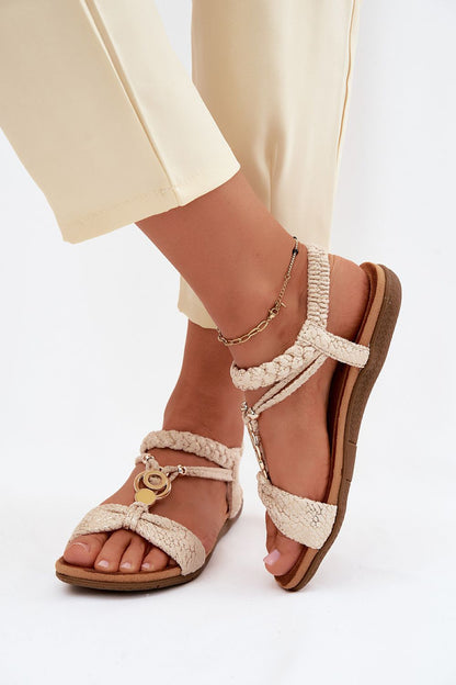  Sandały Model Artiker 58C0628 Gold - Step in style 