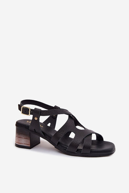  Sandały Model Maciejka E7399-01 Black - Step in style 