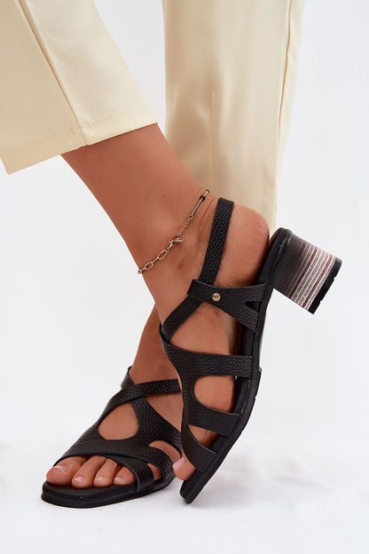  Sandały Model Maciejka E7399-01 Black - Step in style 