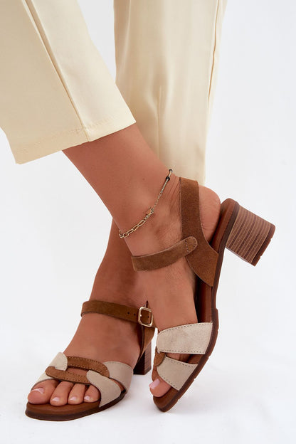  Sandały Model Maciejka E7400-04 Beige - Step in style 