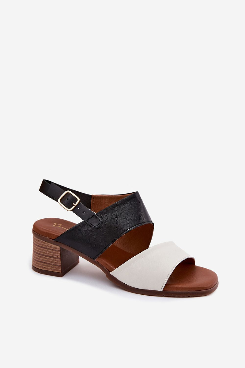  Sandały Model Maciejka E7396-01 Beige/Black - Step in style 