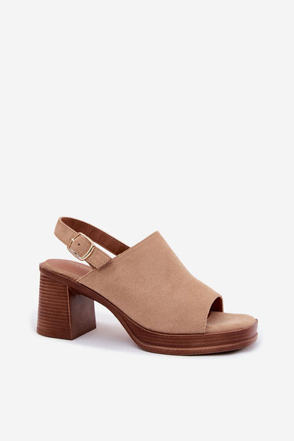  Sandały Model Eclipse 26SD35-111 Beige - Step in style 